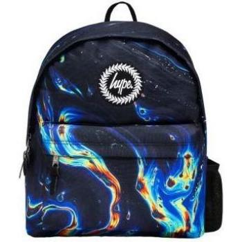 Hype Black Colorful Marble Backpack