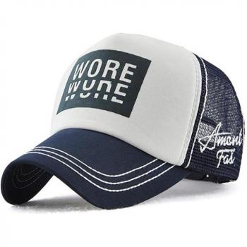 Outdoor Adjustable Tennis Cap with Letter Print for Men and Women