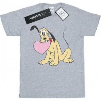 T‑shirt enfant noir Disney 100% coton Pluto