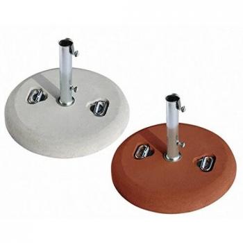 Support parapluie jardin béton Florida Ø 55 cm – blanc