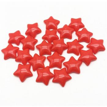 Wedding Star Accents – 100 Pack, 9‑Color 16mm Resin Cabochons
