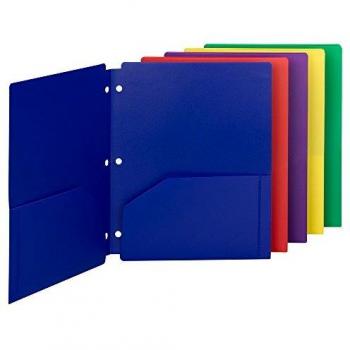 Smead Poly Snap-in Two-Pocket Folder, Letter Size