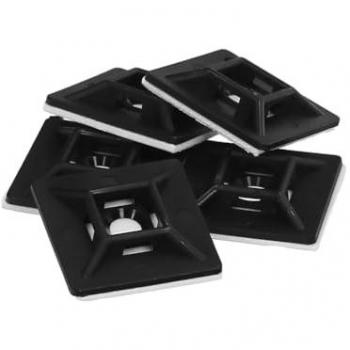 Pezzi Adesivi Neri 28x28mm – Cartuccia da 100 Unità