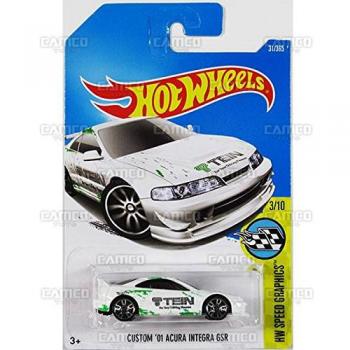 Hot Wheels 2017 HW Speed Graphics Custom 01 Acura Integra GSR Bianco TEIN 31/365