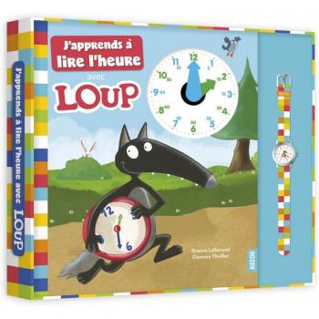 J'apprends à lire l'heure avec loup
