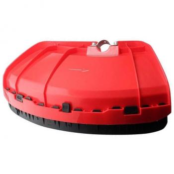Bloc de protection robuste pour débroussailleuse – Fixation rouge (26‑28 mm)