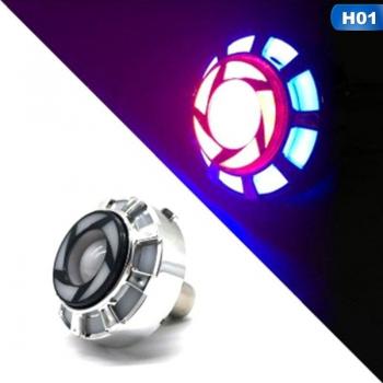 1PC LED Motorbike Headlight with Angel Eye and Tail Light