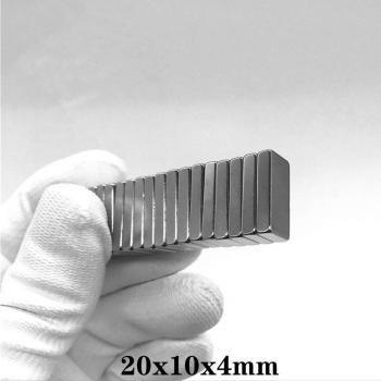 Strong Neodymium Magnet 20x10x4 mm
