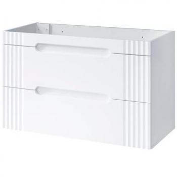 Waschtisch-Unterschrank FAIRFIELD-56 in weiß, 100cm, 2 Softclose-Auszüge