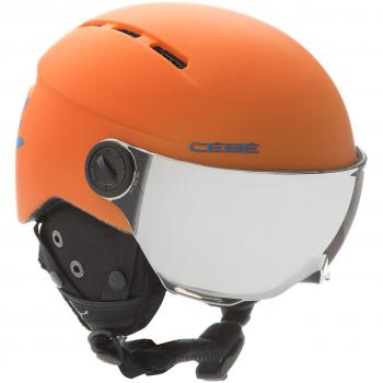 Cébé Junior-Skihelm Fireball Kinder – Orange/Blau, 49‑54 cm