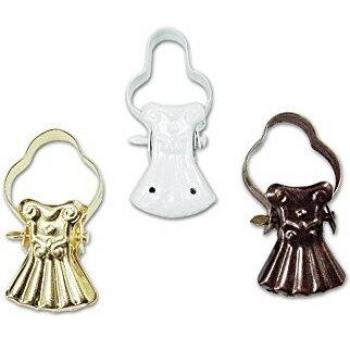 100 Pinces en Laiton pour Anneaux de Rideaux