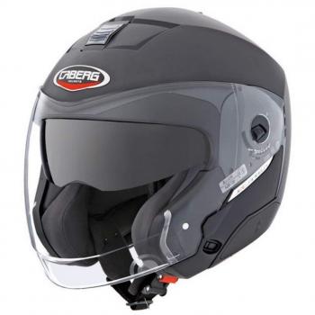 Caberg Jet Sintesi Plain Open Face Matte Black Helmet