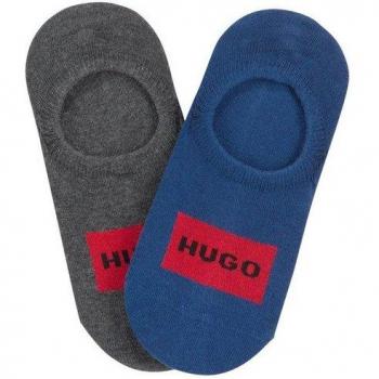 HUGO Sneaker Socken 2P LOWCUT mit Kontrastlogo