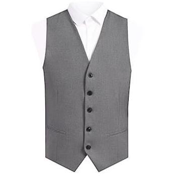 Urban Grey Slim Waistcoat – Men XL