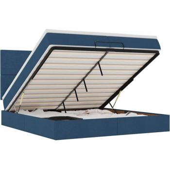 Letto Omosano a Pila Blu 200x200 cm