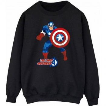 Sudadera La Primera Avenger para Mujeres en Negro XXL