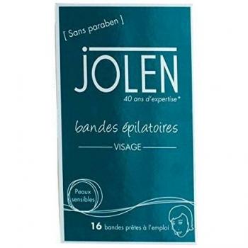 Jolen Bandes Epilatoires Visage 16 Bandes