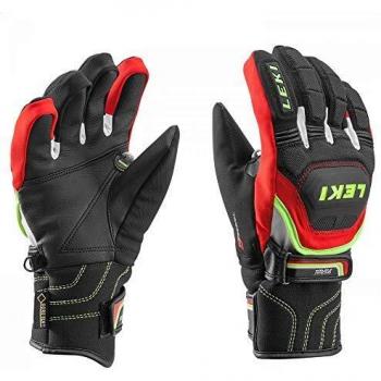 Guanti Leki Wc Race Coach Flex S GTX Junior Nero Rosso Bianco