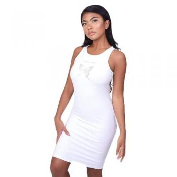 Robe Débardeur Femme Papillon – Blanc – Project X – Paris – S