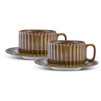 Karaca Cereus Green Tea Serving Kit – 4 Pieces (2 People)