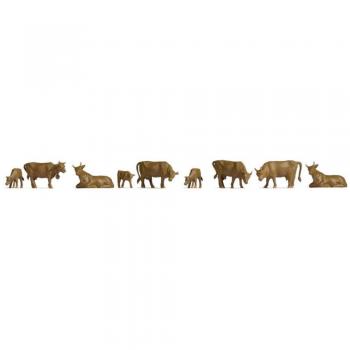 Noch N Figurines Vaches, Marron-Noch