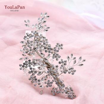 Accesorios de Pelo Dorados para Novias TOPQUEEN