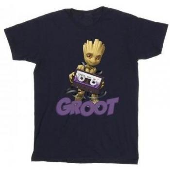 Guardians Of The Galaxy Meisjes Groot Casette Katoenen T-shirt 12-13