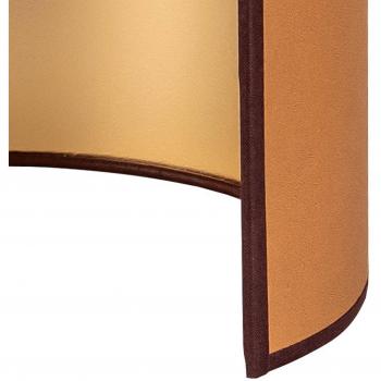 Applique Idun 24 cm marrone in materiale vegano naturale