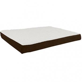 Large Dog Orthopedic Bed with Sherpa and Memory Foam