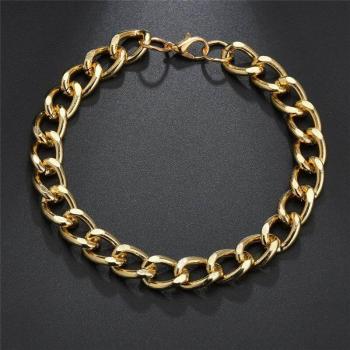 Modyle 22 cm Pulsera de Eslabones Dorados