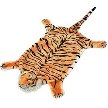 Tiger Carpet Plush 144 cm Brown