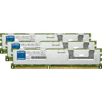 24 Go DDR3 1066 MHz PC3‑8500 240‑Pin RDIMM – Carte Mère