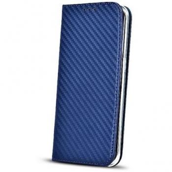 Cover Huawei P10 Lite Flip Standing in Pelle Sintetica Carbon