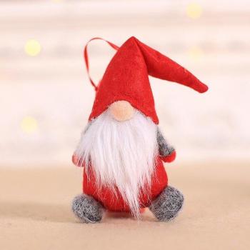 Ornement Noël Pendu Forêt Enchantée Santa