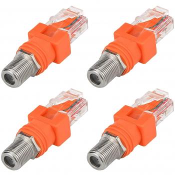 Kit de Adaptadores Coaxiales a Ethernet 4 Piezas