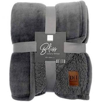 Luxury Country Club Grey Throw