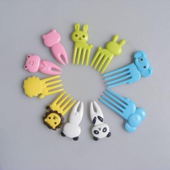 10er Set Mini Karikatur Gabeln