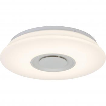Donata Brilliant AG G98816/05 LED RGB con speaker Bluetooth e telecomando – 12 W, bianco (plastica/metallo)