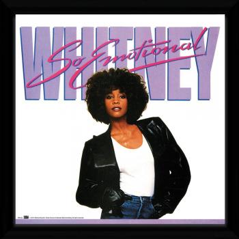 Whitney Houston: So Emotional Framed Album Cover (con dimensioni di 30 x 30 cm)