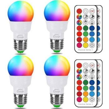 ChromaLite Edison 5W RGBW LED Bundle – 4 Pack