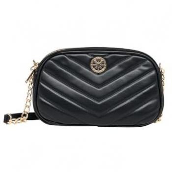 Carlo Colucci Quilted Black Shoulder Bag for Her