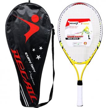 Regail Kids’ Tennis Gear: Aluminum Alloy Racquet with Nylon Wire – Single Pack