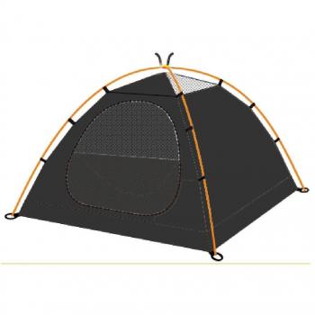 Bertoni Nordkapp 3 Grey Alu Tenda Igloo