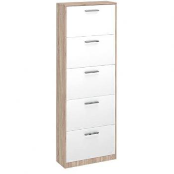 Schuhkipper Gizmo, Weiß/Sonoma, 59 x 169.5 cm Vicco