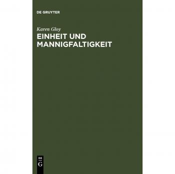 Gloy, Karen: Einheit und Mannigfaltigkeit