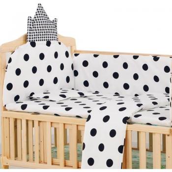 Pack de 5 couvre-matelas pour berceau en coton moelleux