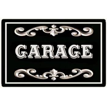 Plaque en Métal pour Porte de Garage