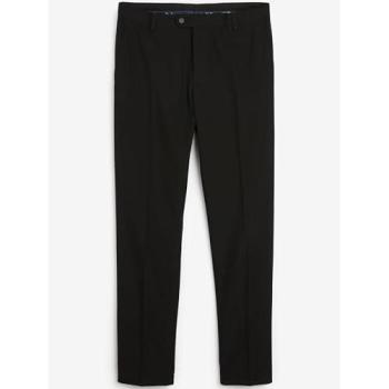 Schwarzer Next Slim-Anzughose