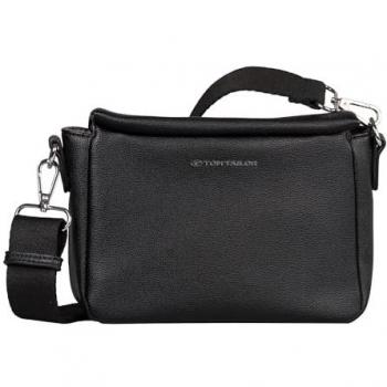 TOM TAILOR „Rella“ Umhängetasche – schwarze Polytansak (B/H/T: 22/15/7 cm)