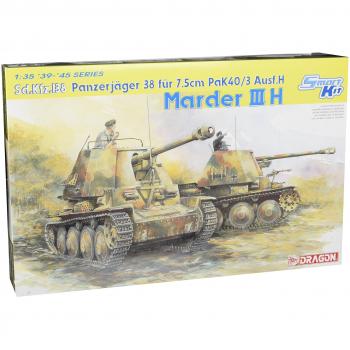 Modèle de Marder III Ausf H – Dragon D6331 en Maquette
